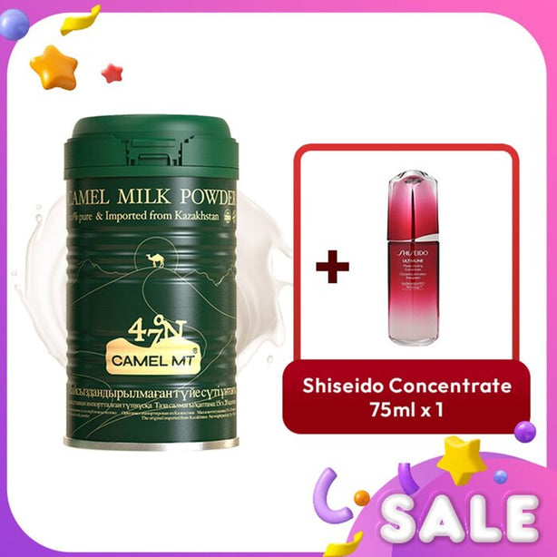 Camel Mt Camel Milk Powder + Shiseido Ultimune Power Infusing Concentrate - 2pcs
