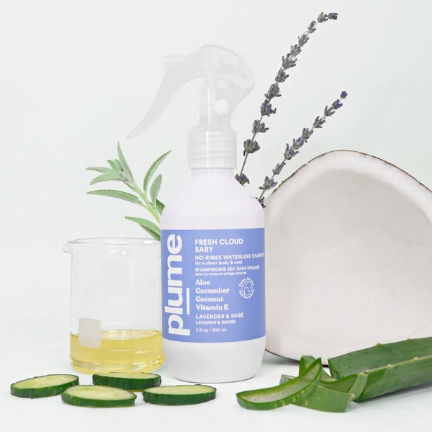 Plume Natural, No-Rinse Waterless Shampoo