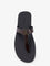 Saint Laurent Babylone leather sandals - Ultra Dark Brown