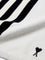 Ami Paris Cotton beach towel - Noir/Blanc Creme