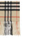 Burberry Thin cashmere Check Scarf - Sand