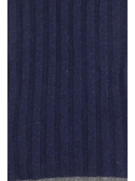 Brunello Cucinelli Cashmere Scarf - Navy