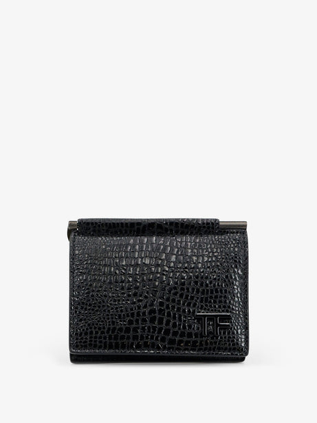 Tom Ford Goat leather card holder - Black