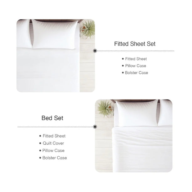 Bellami I BambooPro I Trinity Loris I Fitted Sheet Set I Bed Sheet Set