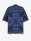 Zimmermann Aster denim shirt with all-over contrasting embroidery - Railwayblue