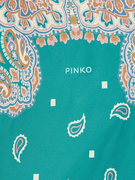 Pinko Viscose and silk blend Synchro top - Multicolore