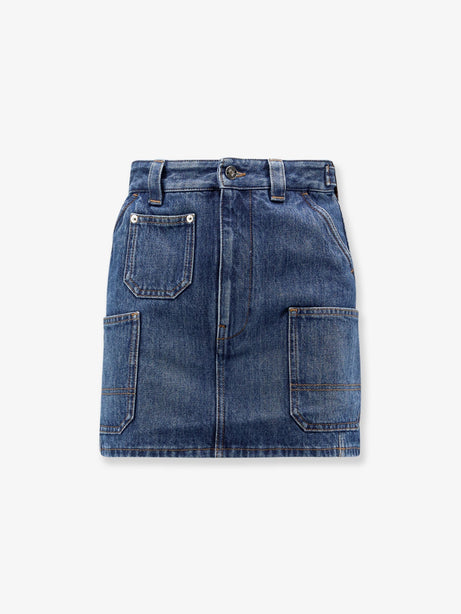 Givenchy Denim mini skirt - Medium Blue