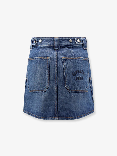 Givenchy Denim mini skirt - Medium Blue