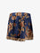 Zimmermann Aster Relaxed Silk Bermuda Shorts - Navy Jacobean