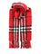 Burberry Fringed Scarf - Red