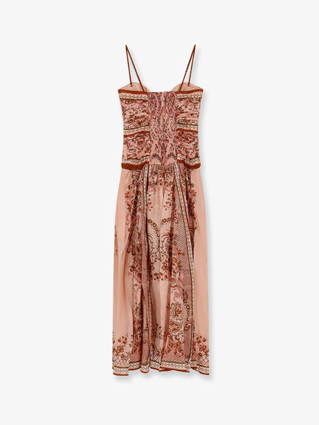 Zimmermann Aster Scarf silk dress - Pinkpaisley