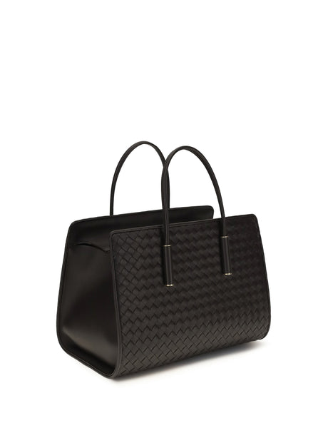 Bottega Veneta Barbara Tote Bag - Espresso-Brass V