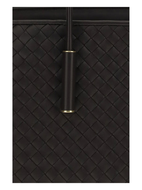 Bottega Veneta Barbara Tote Bag - Espresso-Brass V