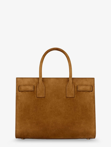 Saint Laurent Sac de Jour Baby suede handbag - Orange Car Co/Occ