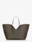 Saint Laurent Tote Y hammered leather shoulder bag - Light Musk