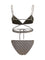 Gucci Printed stretch jersey bikini - Beige Ebony