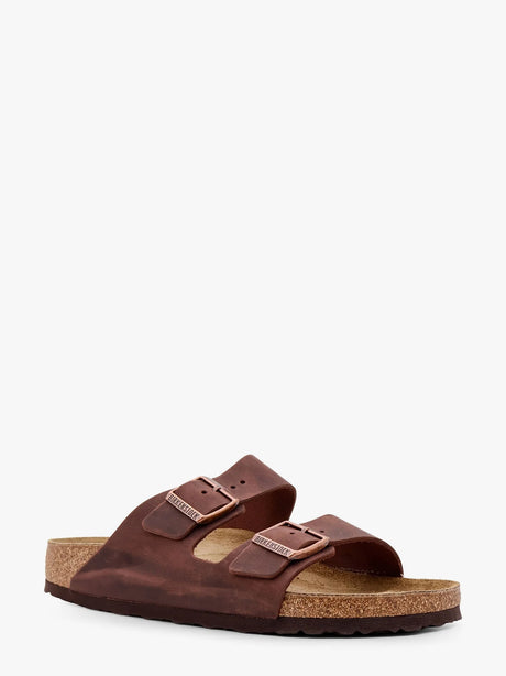 Birkenstock Arizona leather sandals - Marrone