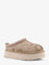 Ugg W Tazz suede sandals with multicolor embroidery - Beige