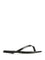 Toteme Printed Leather Flip-Flop Sandals - Black