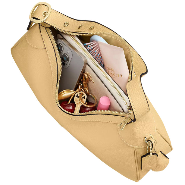 Coach Ella Small Shoulder Bag - Soft Yellow CDV36
