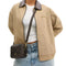 Coach Mini Carey Crossbody Bag In Loved Signature Canvas - Brown CEK73