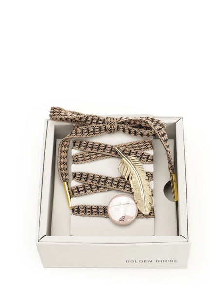 Golden Goose Shoe Laces - Beige