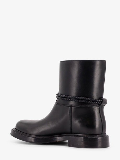 Bottega Veneta James leather ankle boots - Black