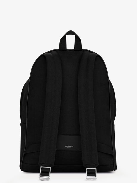 Saint Laurent Nylon and leather City backpack - Nero/Nero/Nero/Nero