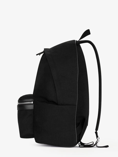 Saint Laurent Nylon and leather City backpack - Nero/Nero/Nero/Nero
