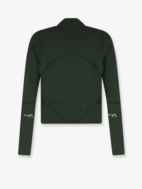 Balenciaga Fitted Zip-Up sweatshirt - Khakilime