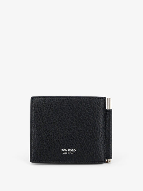 Tom Ford Textured leather wallet - Black