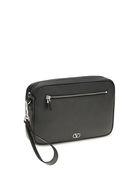 Valentino Garavani VLogo Signature Pouch - Black
