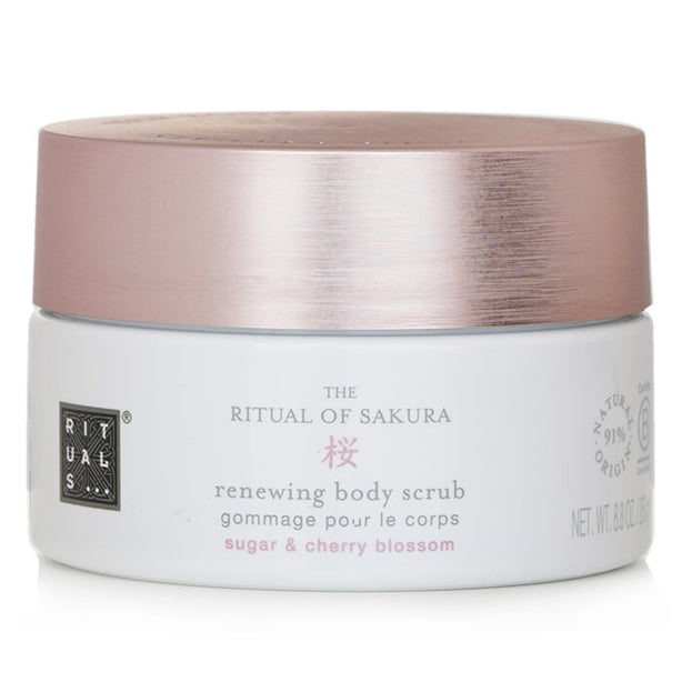 The Ritual Of Sakura Renewing Body Scrub - Sugar & Cherry Blossom - 250g/8.8oz