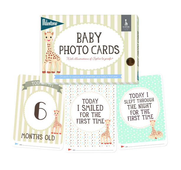 Milestone Baby Photo Cards - Sophie La Girafe