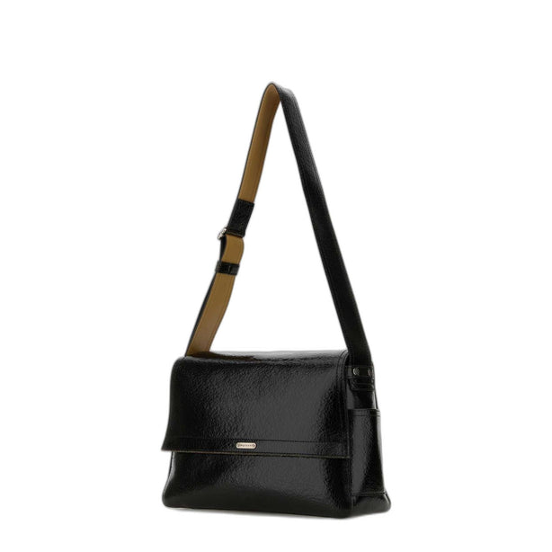 Medium Calfskin Crossbody - Black Caramel