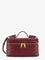 Bottega Veneta Bang Bang leather vanity case with Intrecciato motif - Barolo-Gold