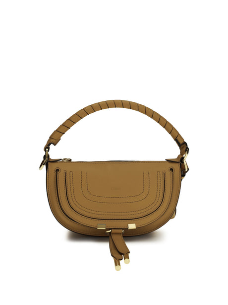 Chloé Marcie mini Shoulder Bag - Bleached Brown