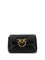 Pinko Love Baby Shoulder Bag - Black-Antique Gold