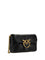 Pinko Love Baby Shoulder Bag - Black-Antique Gold