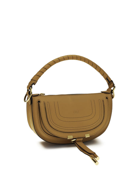 Chloé Marcie mini Shoulder Bag - Bleached Brown
