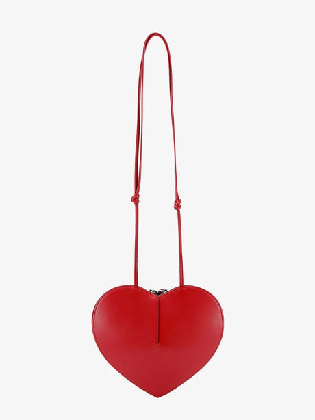 Alaia Le Coeur leather crossbody bag - Laque
