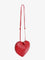 Alaia Le Coeur leather crossbody bag - Laque