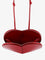 Alaia Le Coeur leather crossbody bag - Laque