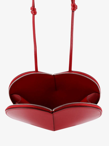Alaia Le Coeur leather crossbody bag - Laque