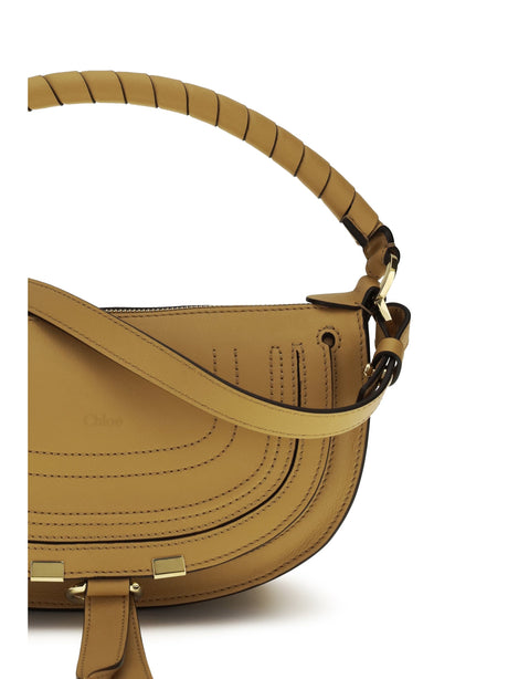 Chloé Marcie mini Shoulder Bag - Bleached Brown