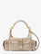 Chloe' Medium Double Carry leather shoulder bag - Boyish Brown