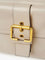 Chloe' Medium Double Carry leather shoulder bag - Boyish Brown