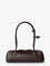 Alaia Le Teckel Medium leather shoulder bag - Brun Fume