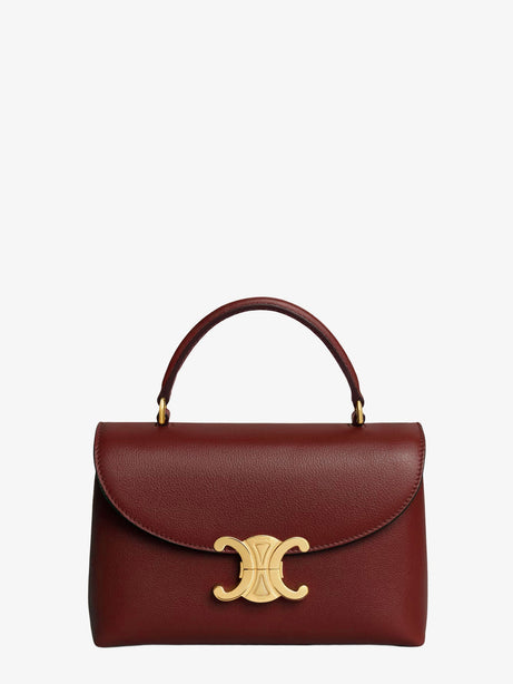 Celine Teen Nino leather shoulder bag - Lightburgundy