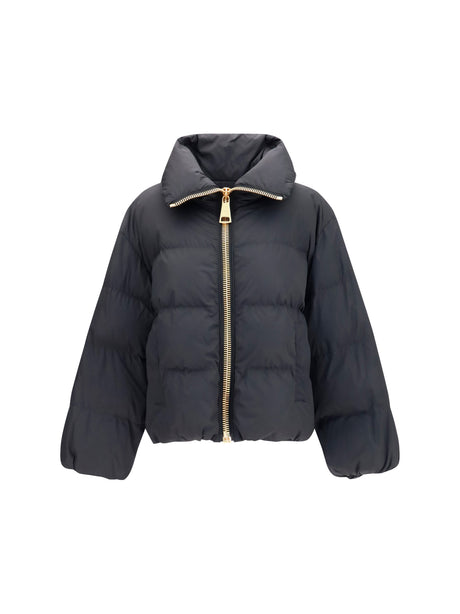 Balmain Padded high-neck Jacket - Noir